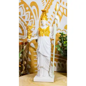 Virgin Patroness of Athens Athena Greek Goddess Figurine Wisdom War Strategy