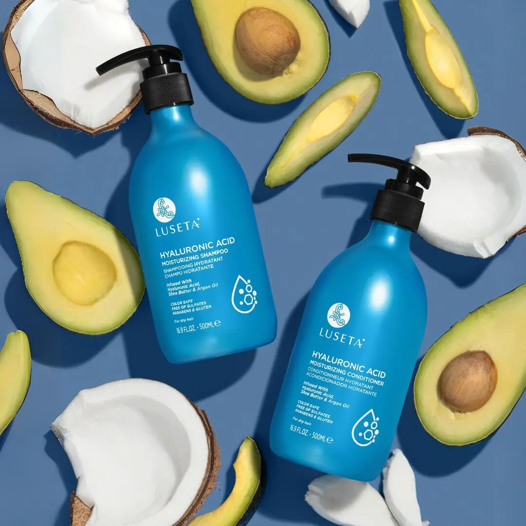Luseta Hyaluronic Acid Moisturizing Shampoo and Conditioner Set Luseta Hyaluronic Acid Moisturizing Shampoo and Conditioner Set
