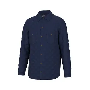 Paxton Mens Shacket Navy - Stylish Men's Outfit, Comfortable Fit, Versatile Design, Ideal for Any Occasion