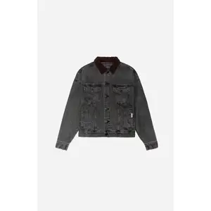 Corduroy Collar Denim Jacket