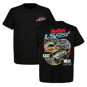 Holley LS Fest Racing T-Shirt, Embrace the Thrill of Motorsports, Men's Automotive Event Tee, Cool Car Enthusiast Apparel for Races and Casual Outings