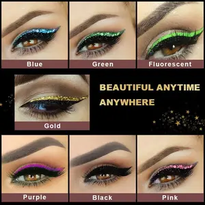 4 Pairs Lazy Eye Shadow Eyelash Patch,3-in-1 Eyeshadow & Eyelash Makeup Stickers,Colorful Eyelash Makeup Stickers with False Lashes Shadow & Eyeliner,Makeup Stencils Sticker for All Eye Shapes (Gold)
