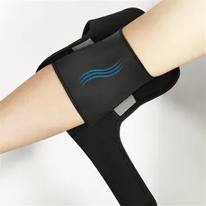 Unisex Adjustable Polyester Athletic Sleeve - 1pc Compression Elbow Support Brace for Sprain Relief, Arm Strength Enhancement, Sports & Active Use