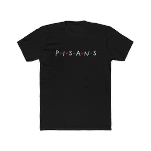 PISANS lettering tee | Crew T-Shirt | Minimal dot-spaced text design