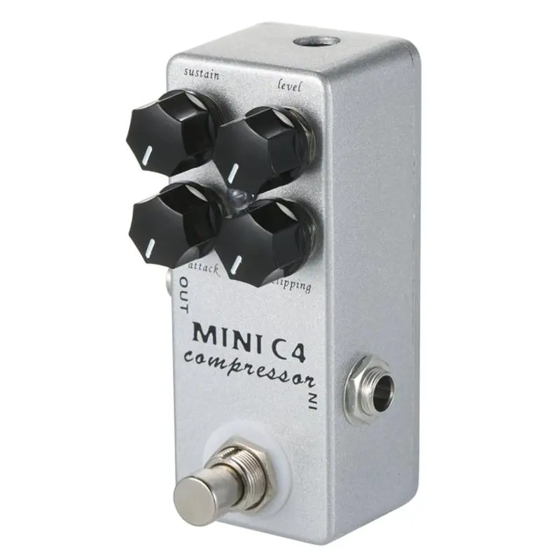 MOSKY Audio MINI C4 Compressor Guitar Effect Pedal True Bypass Guitar Effects