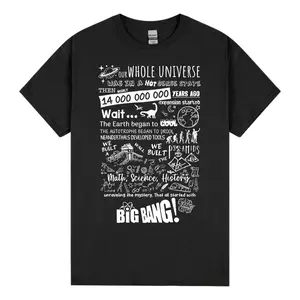 The Big Bang Theory Theme Song T-shirt, Gift for him, Gift for Huband, Graphic Tee, Menwears, Unisex T-Shirt