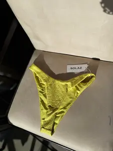 Strechy Soft Eyelet Bandeau Bikini sustainable bikini swimwear Cheeky BOTTOM