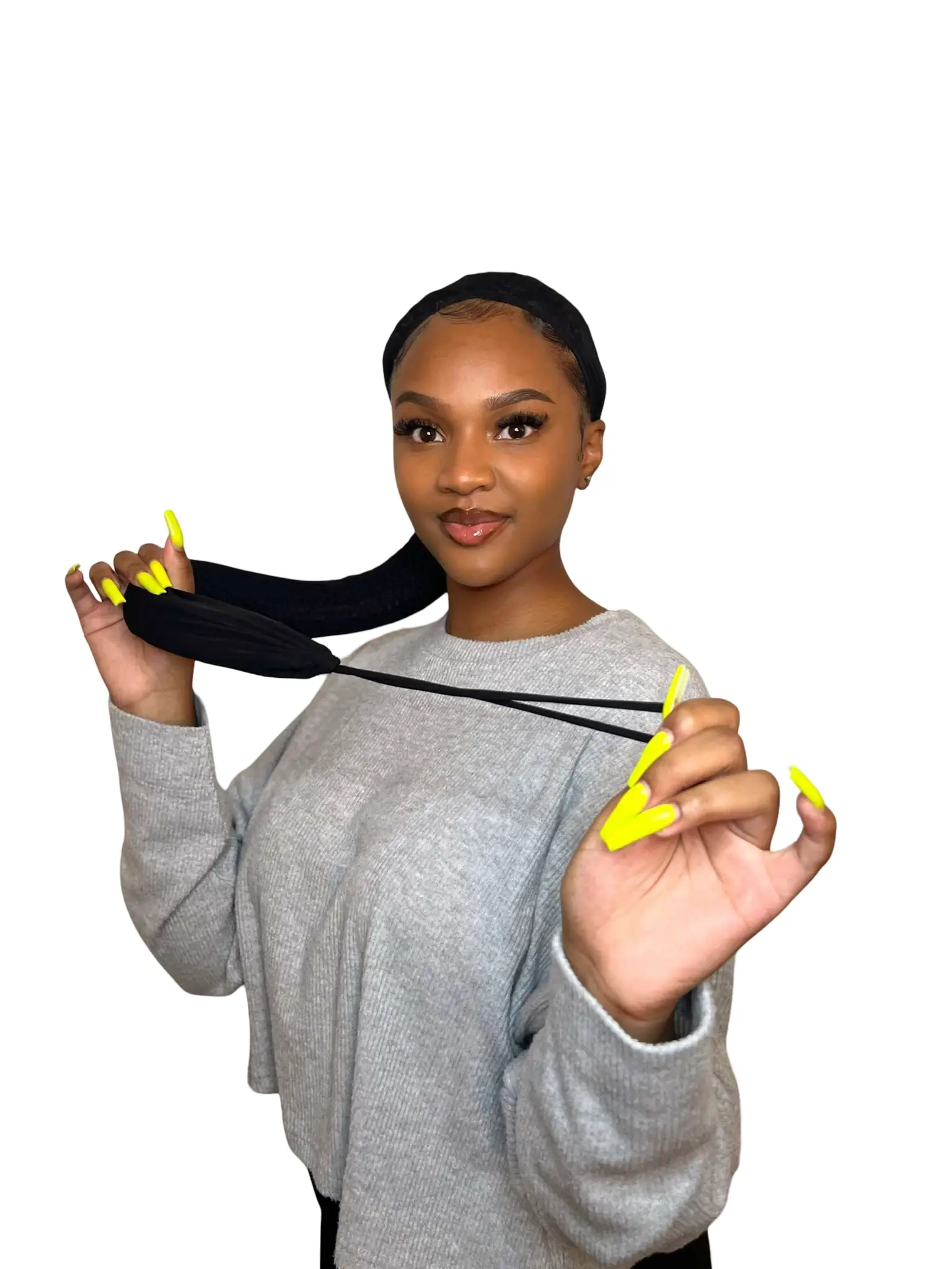 Hairweave Sleeve – Black – Lightweight, Semi-Sheer & Breathable Mesh for Small to Medium Locs & Braids – Durable, Fashionable Design