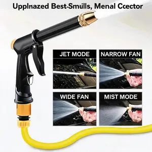 Household High Pressure Water Gun, Plastic Hose Nozzle, Dual-use Tool for Car Wash and Garden Irrigation，high pressure car wash gun, Water Spray Tool, High Pressure Handheld