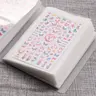 Nail Art Sticker Storage Book Empty Organizer for Manicure, Photo Albums & Stamp Collection, Essential Home Beauty Tool Creative