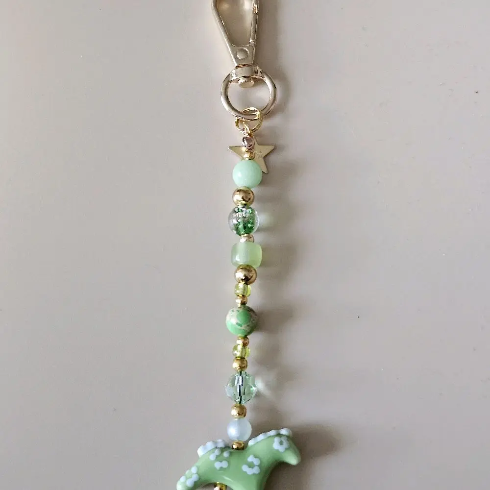 Bohemian Trinkets Wild Horse Series The Peridot Heiress Bag Charm