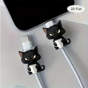 Black Cat Cable Protector Set ‍