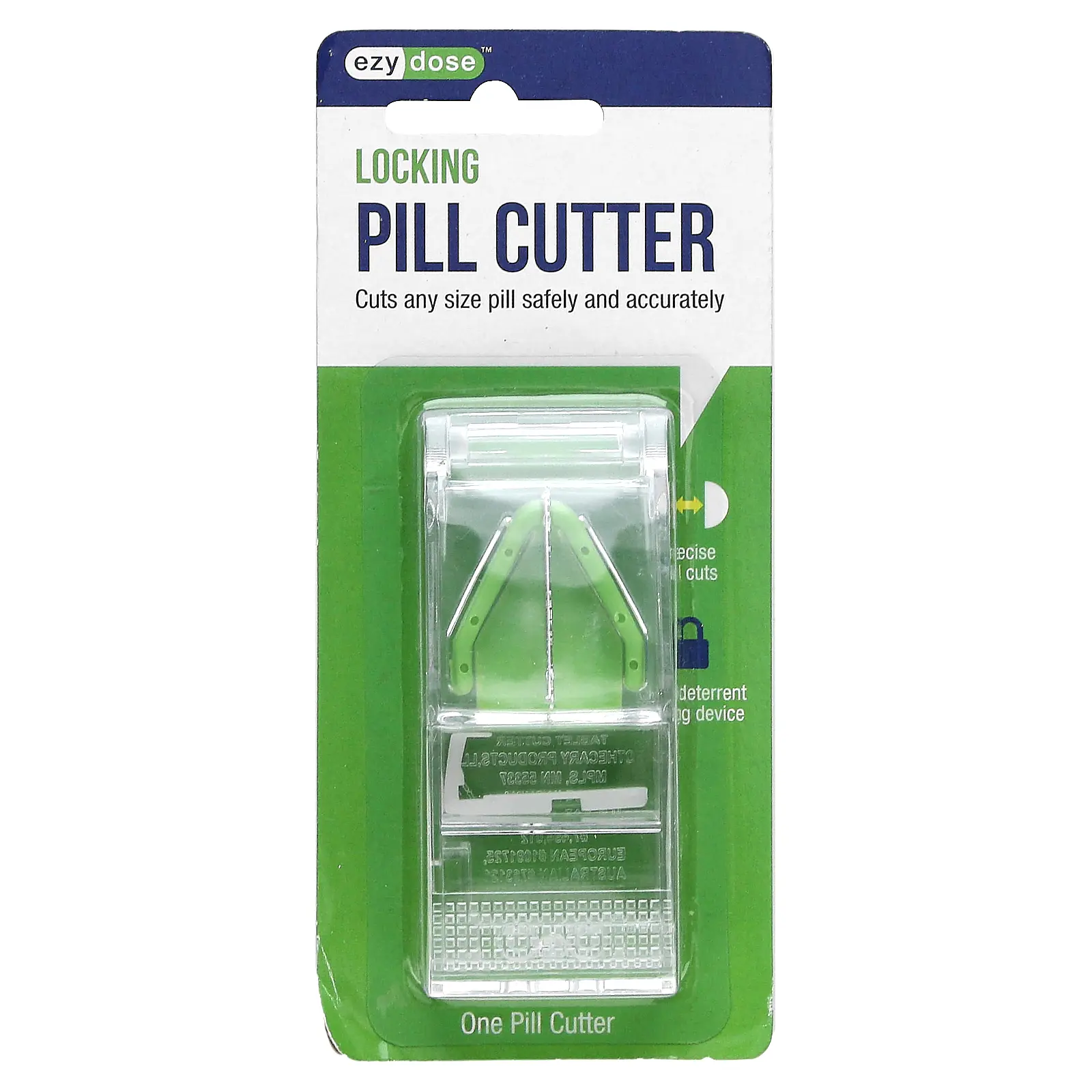 Ezy Dose Locking Pill Cutter, 1 Count Ezy Dose Locking Pill Cutter, 1 Count