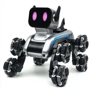Eight-wheel Stunt Remote Control Robot Dog - Shape-Shifting & Climbing - Kids' Intelligent Toy