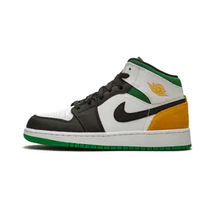 Air Jordan 1 Mid SE GS "Laser Orange / Lucky Green" BQ6931 101