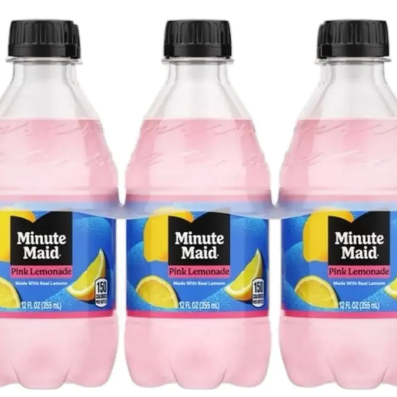 6 PACK! Minute Maid Pink Lemonade 12 Oz Bottles, SAME DAY SHIPPING!