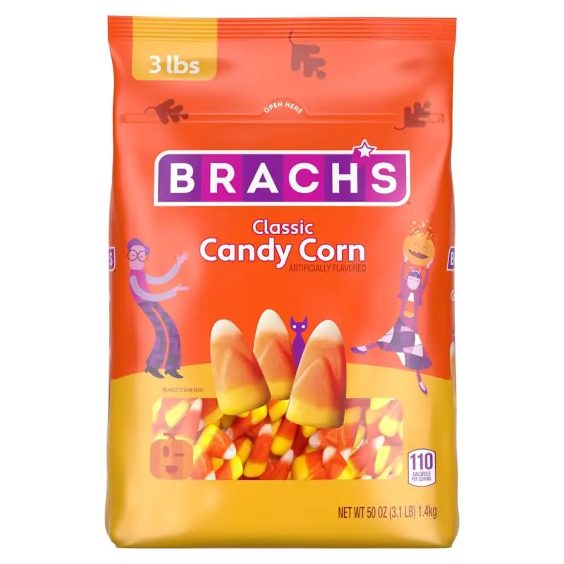 Brach's Classic Candy Corn, Fall Treats, 50 oz Brach's Classic Candy Corn, Fall Treats, 50 oz
