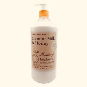 Coconut Milk & Honey Moisturize Body Lotion with Coconut Hibiscus for All Skin Types 902g / 31.8oz Formulated for Hydration Moisturizing Blend