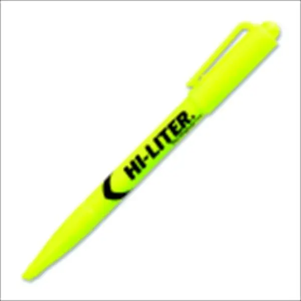 Avery 1054352 Hi-Liter Non-Toxic Pen Style Highlighter - Chisel Tip, Fluorescent Yellow, Pack 12