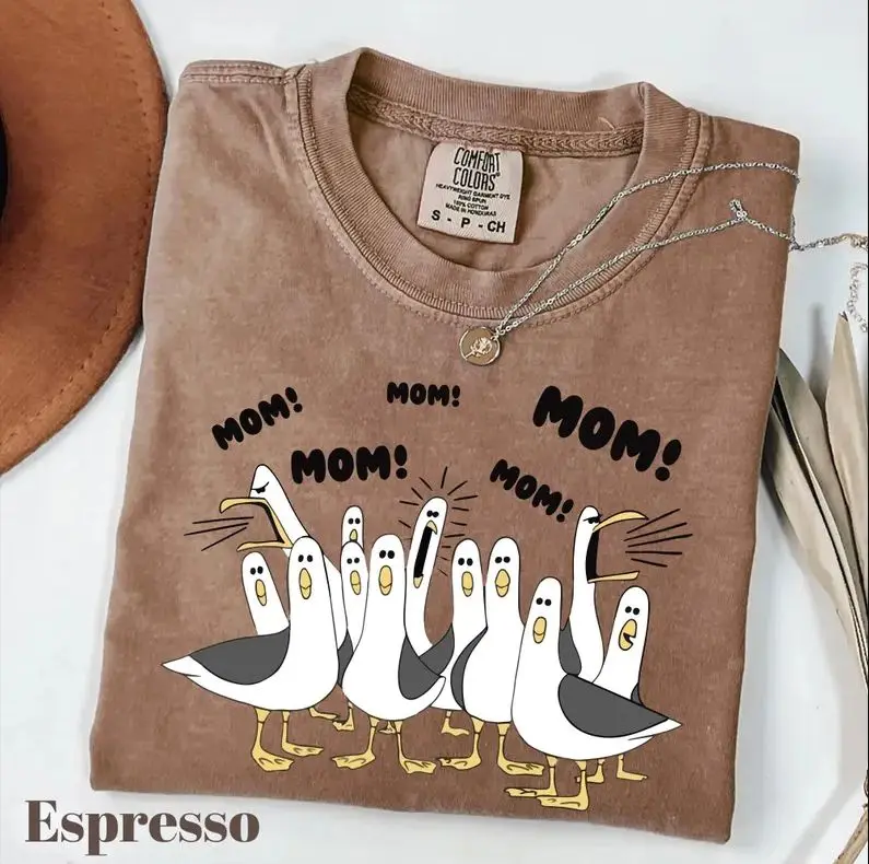Comfort Colors/Gildan Mom Shirt, Finding nemo Tshirt, mom shirt, Gift for mom, Seagulls Tee