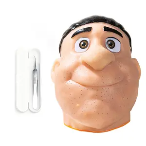 1pc Adult Stress Relief Pimple Pop Toy, Realistic Blackhead Squeeze Face Simulator, Soft Squishy Silicone Nose Popping Fun Sensory Toy