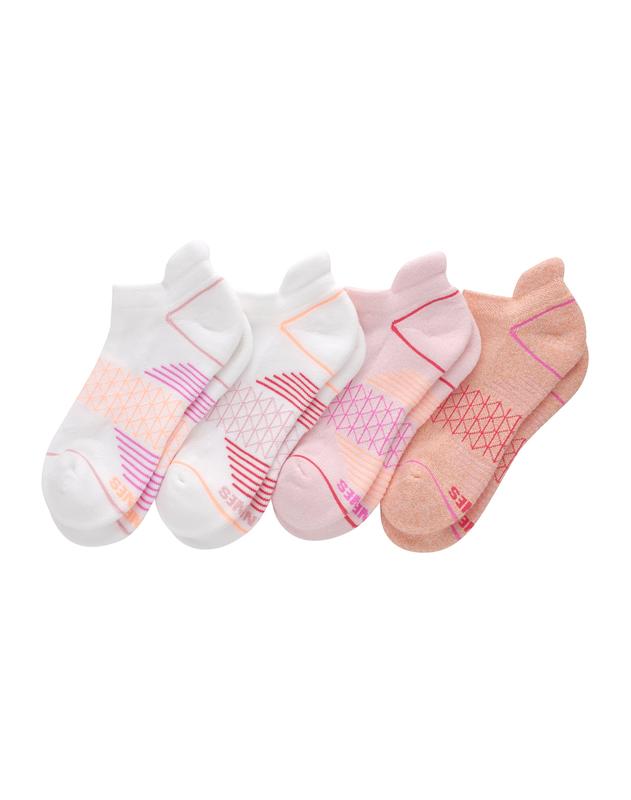 Hanes Absolute Comfort Women's Heel Shield Socks 4-pairs Intimates Multi Pack Comfortable Fit Soft Stretch Fabric Breathable Hwach4