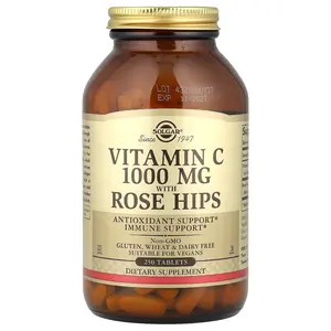 Solgar Vitamin C with Rose Hips, 250 Tablets