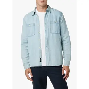 LOU INDIGO LINEN SHIRT