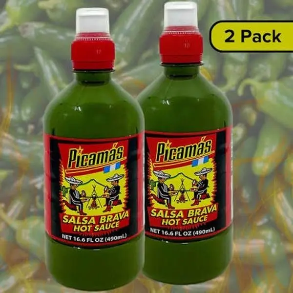 2 Botes Picamas Salsa Brava de 490ml