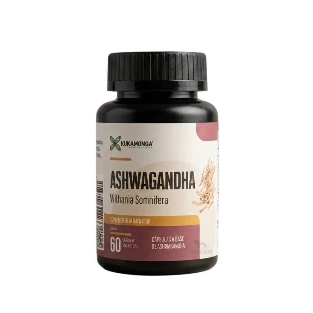 Ashwagandha · Dietary Supplement · 60 Edible Herbal Capsules