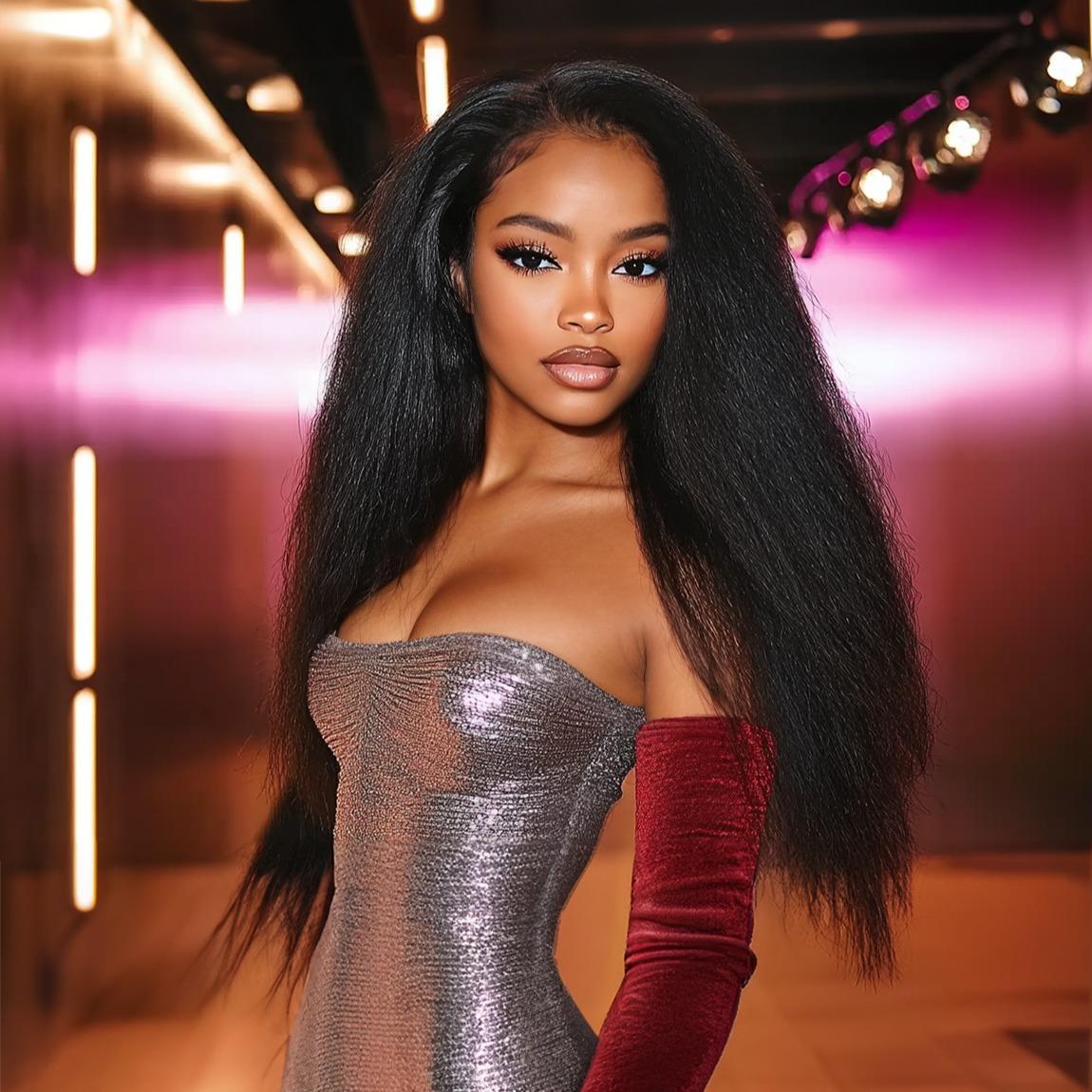 Nadula Wholesale Kinky Straight Hair Weave Bundle(s) Virgin Human Hair Extensions 8-26 Inch Tangle-Free Glueless No Shedding TikTokShopStockUp