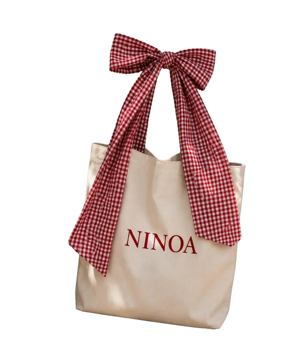 NINOA Women's Cotton Canvas Tote Bag, Minimalist Decluttering, Everyday Carry, Casual, Double Handle, High-Capacity, 100% Cotton Women's Tote Bags, Lightweight, Open Top