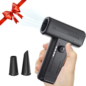 dealsforyoudays Portable Turbo Fan, Handheld Powerful Turbo Fan, High-Speed Mini Turbochargers, Versatile Nozzles Design, for Travel/Camping/Outdoor Essentials Mother's Day Gift