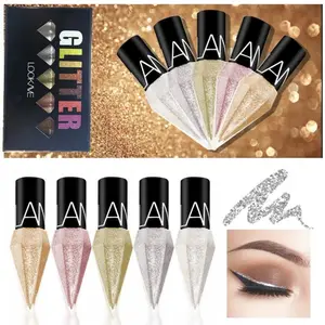 Shiny Diamond Eye Liners Eyeshadow,Liquid Eye Shadow - Waterproof Glitter Sequins Makeup - Flawless,Long Lasting Shimmer,Blend Cosmetic 01