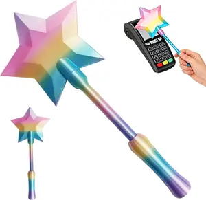 Magic Fairy Wand Credit Card Holder, 3D Printed Tap to Pay Wan, Credit Card Magic Wand, NFC Card Sleeve, Fun Novelty Gift, Fun Fantasy Gift for Magic Lovers