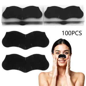 50/100/200 Pieces Blackhead Removal Strips, Bamboo Charcoal Facial Cleansing Sticks, Deep Pore Cleaning Nose Patches, Effective Oil Control, Nasal Patch