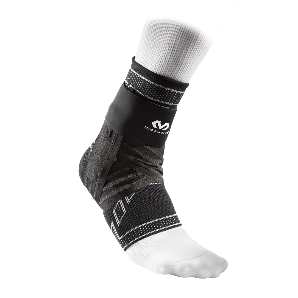 McDavid ELITE Engineered Elastic Ankle Brace with Figure-6 Strap & Stays and compression technology