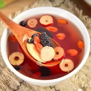 Chinese Medicine Kidney Tea for Men & Women - Ginseng Wolfberry Red Dates Mulberry Maca Yellow Essence Herbal Beverage