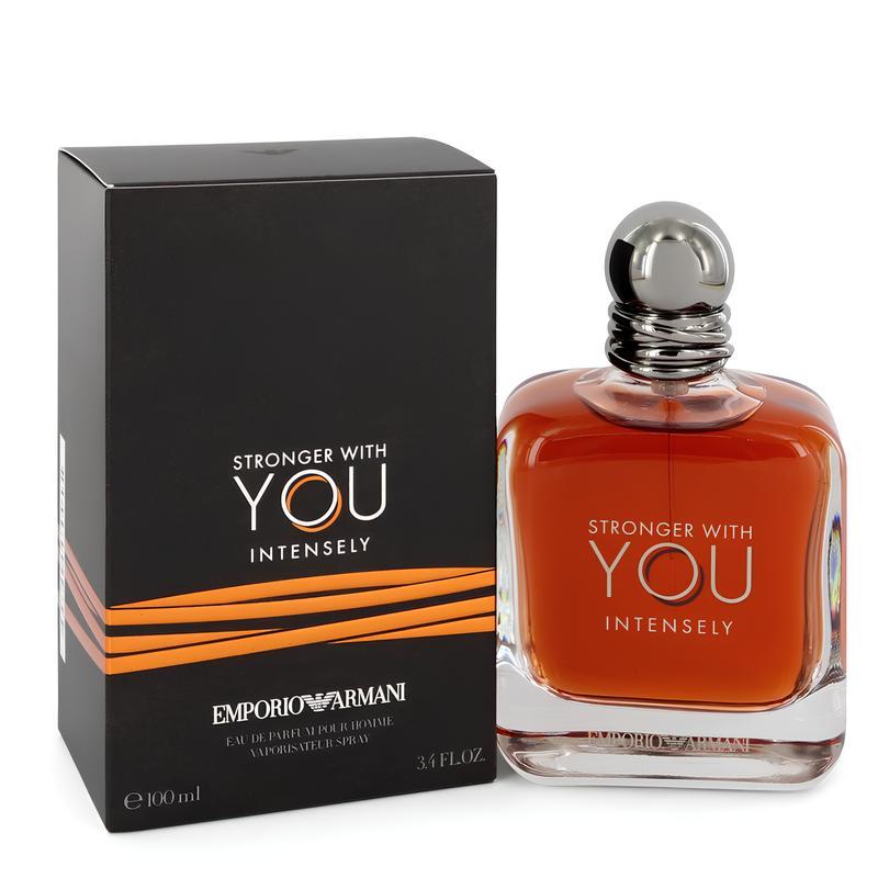 Armani Emporio Stronger With You Intensely for Men Eau de Parfum Spray 3.4 Oz (100ml) - Luxury Designer Fragrance for men