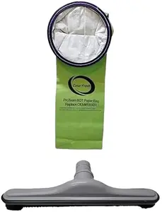 Replacement Bare Floor Tool + 10 PK for ProTeam QuarterVac HEPA - QuarterVac - TailVac - ProVac - QuietPro BP - GoCartVac - AviationVac 6 QT Round Backpack Vacuum Bags. Part # 100431 100623