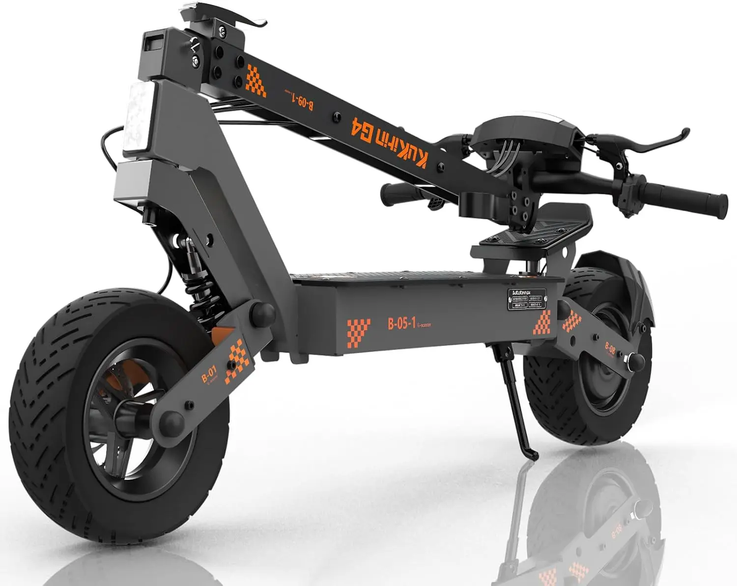 KUKIRIN Electric Scooter for Adults, 2000W Electric Scooter, Max 47 Miles Range & 43 MPH Speed, 11" Off-Road Tires, Foldable Fast E Scooter with Dual Disk Brakes