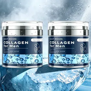 【BYU 1 GET 1】Collagen Men's Anti-Aging Wrinkle Cream, Men's Face Moisturizer Cream 50g, Skin Firming and Tightening Lotion, Firming Hyaluronic Acid Moisturizer defense men care gift set daily skincare