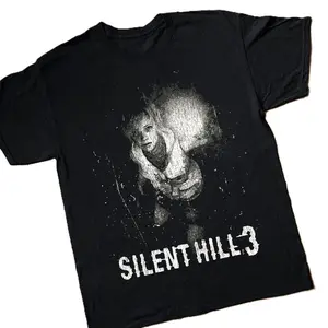 VINTAGE '03 SILENT HILL 3 PS2 BLACK T-SHIRT
