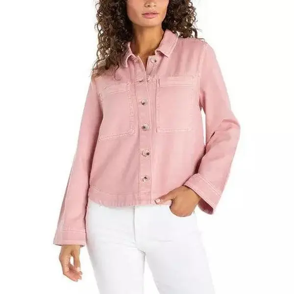 Liverpool High Low Denim Shacket