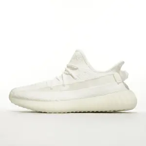 Pure White Reflective Starry Knit Translucent Gum Sole Cushioned Lightweight Athletic Running Shoe