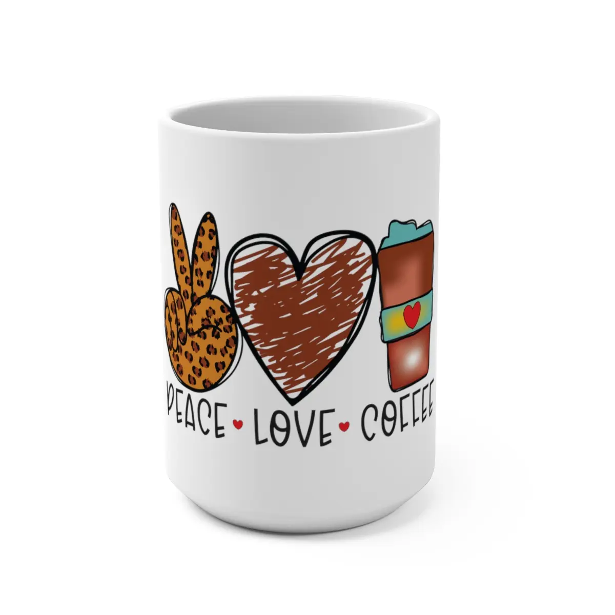 Love.Peace. coffee Mug