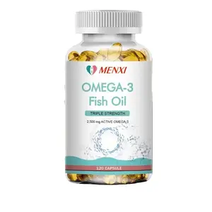 2160mg Omega 3 Fish Oil Capsules 3x Strength EPA & DHA, Highest Potency 120Pills