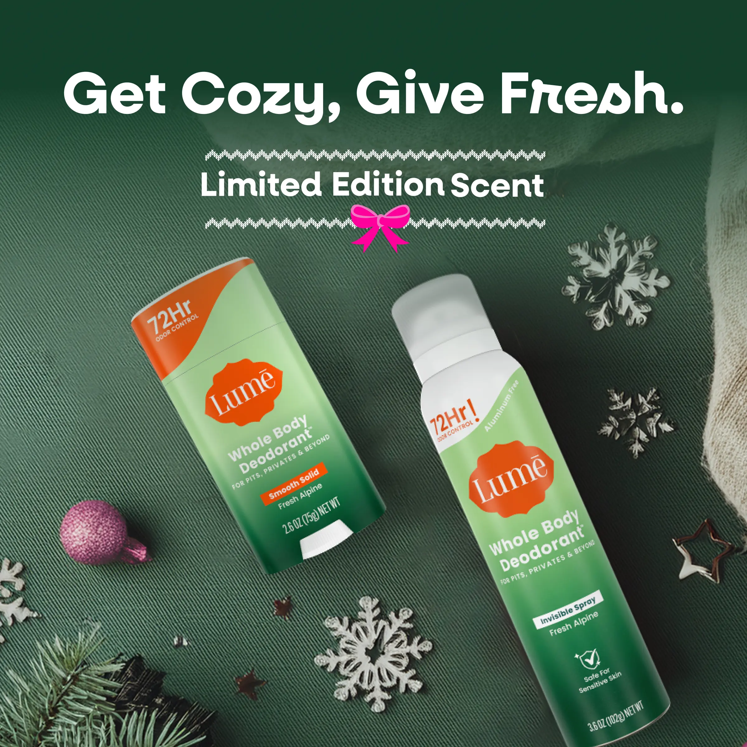 Fresh Alpine Spray + Stick