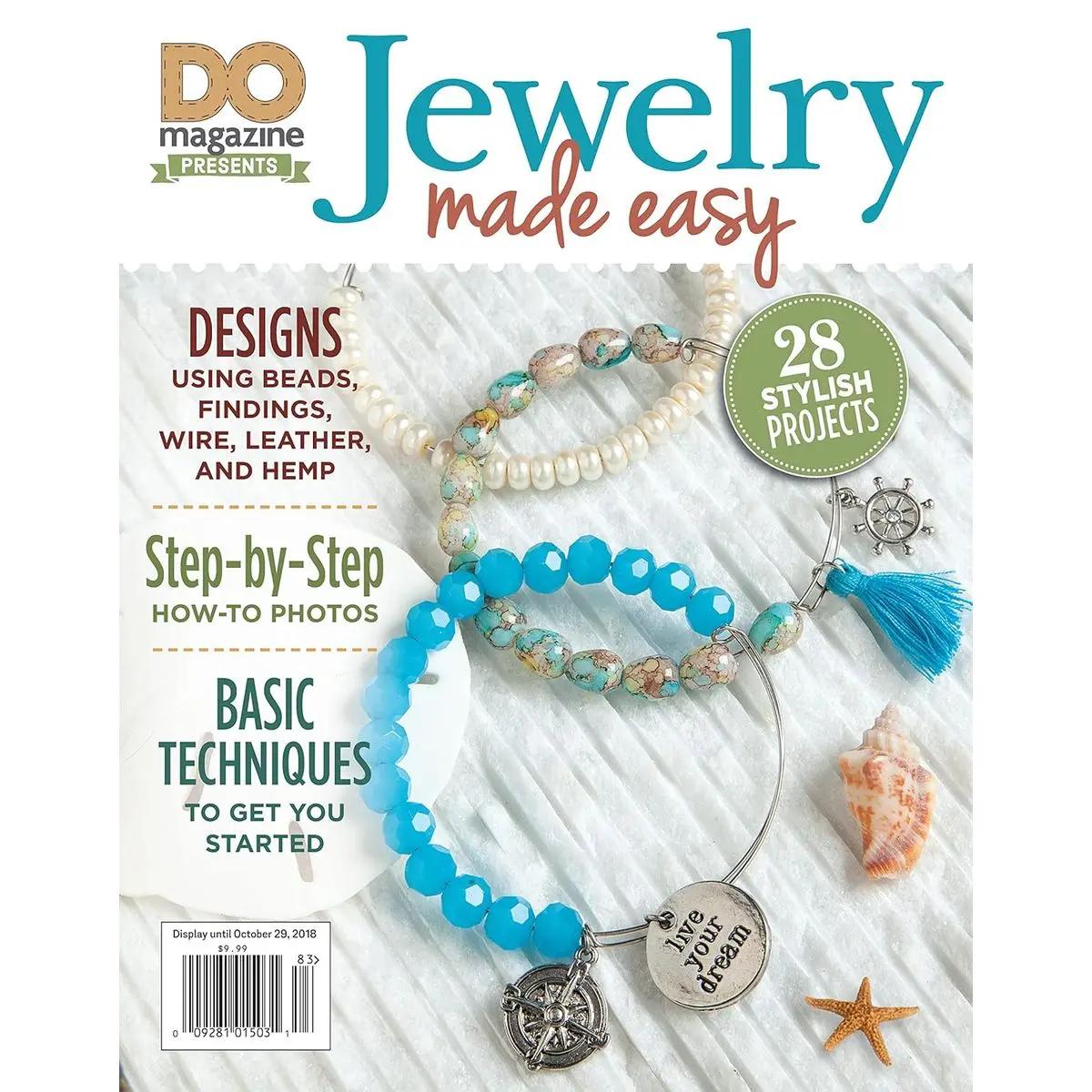DO Jewelry Made Easy (Design Originals) 28 Stylish DIY Projects with Step-by-Step Instructions for Necklaces, Earrings, Bracelets, Rings, and More using Beads, Findings, Wire, Hemp, and Leather Paperback – August 14, 2018