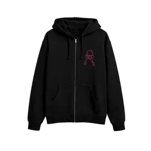 Never Enter Through The Back Door Zip Hoodie
